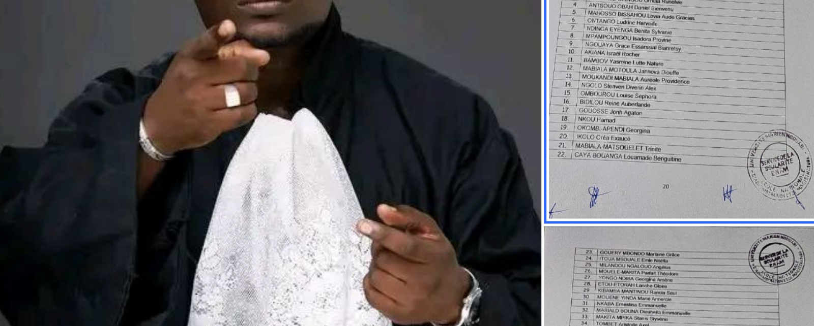 Ange BOUEYA 1er, des estrades, bientôt au Parquet